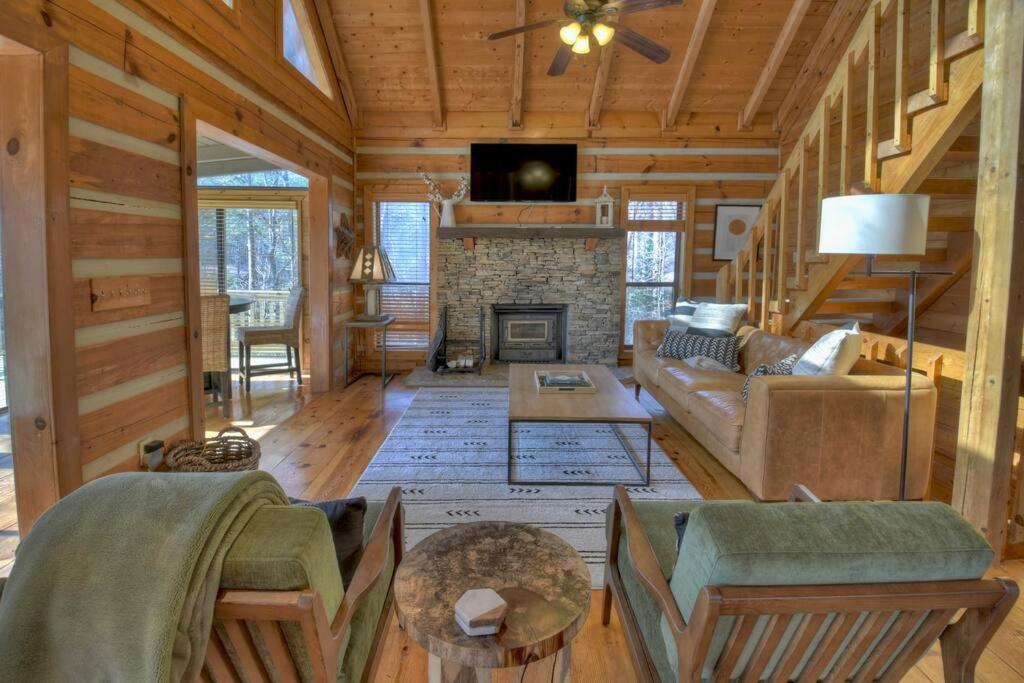 Waywish Waterfront Cabin In Blue Ridge Mountains מראה חיצוני תמונה