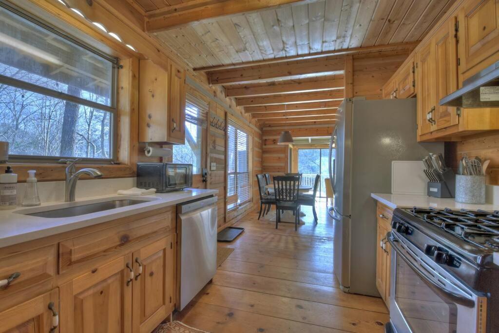 Waywish Waterfront Cabin In Blue Ridge Mountains מראה חיצוני תמונה