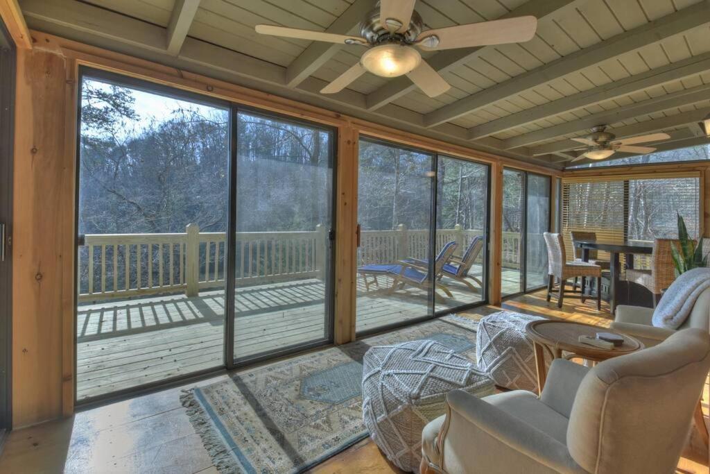 Waywish Waterfront Cabin In Blue Ridge Mountains מראה חיצוני תמונה