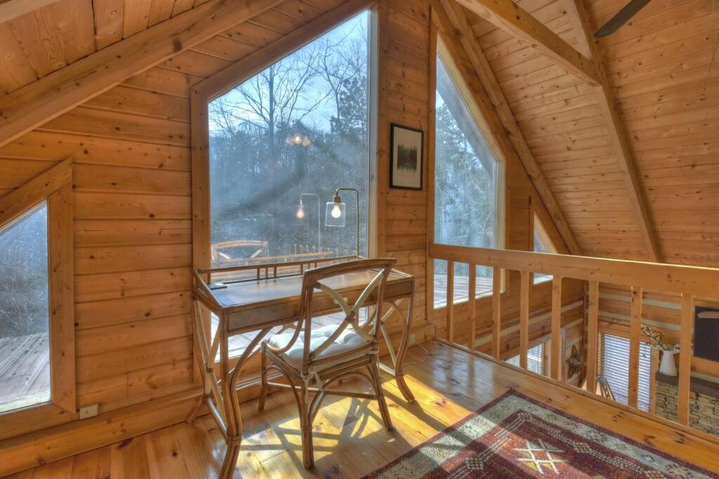 Waywish Waterfront Cabin In Blue Ridge Mountains מראה חיצוני תמונה