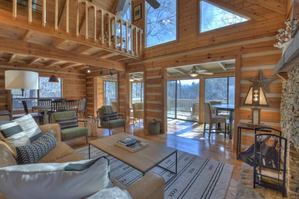 Waywish Waterfront Cabin In Blue Ridge Mountains מראה חיצוני תמונה