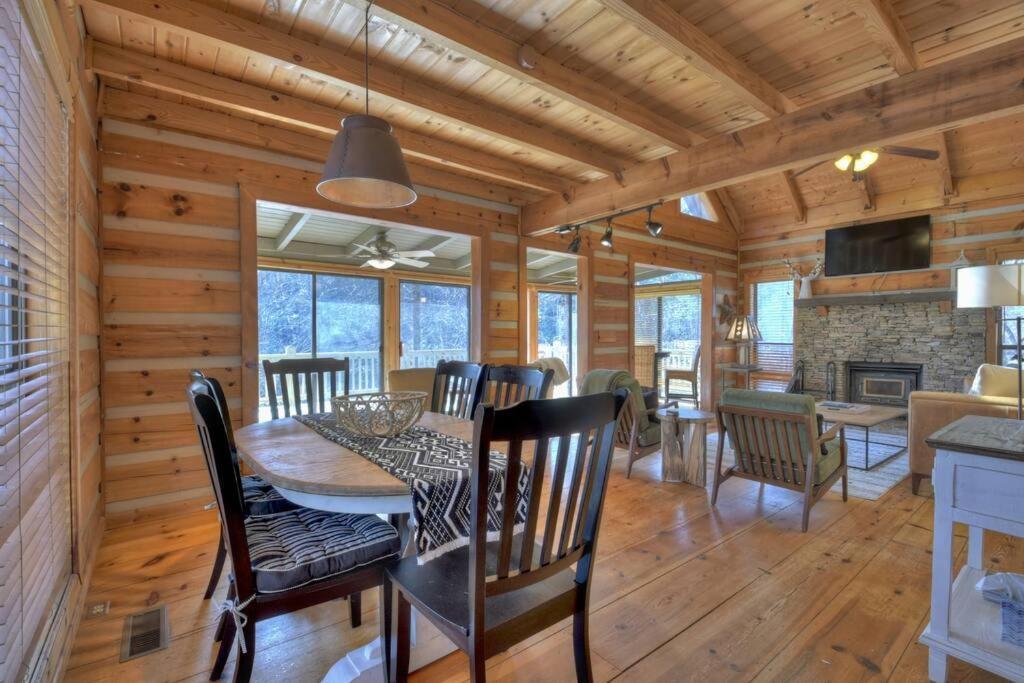 Waywish Waterfront Cabin In Blue Ridge Mountains מראה חיצוני תמונה