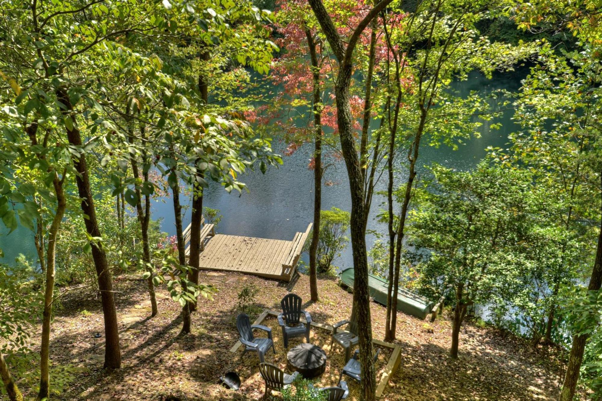 Waywish Waterfront Cabin In Blue Ridge Mountains מראה חיצוני תמונה