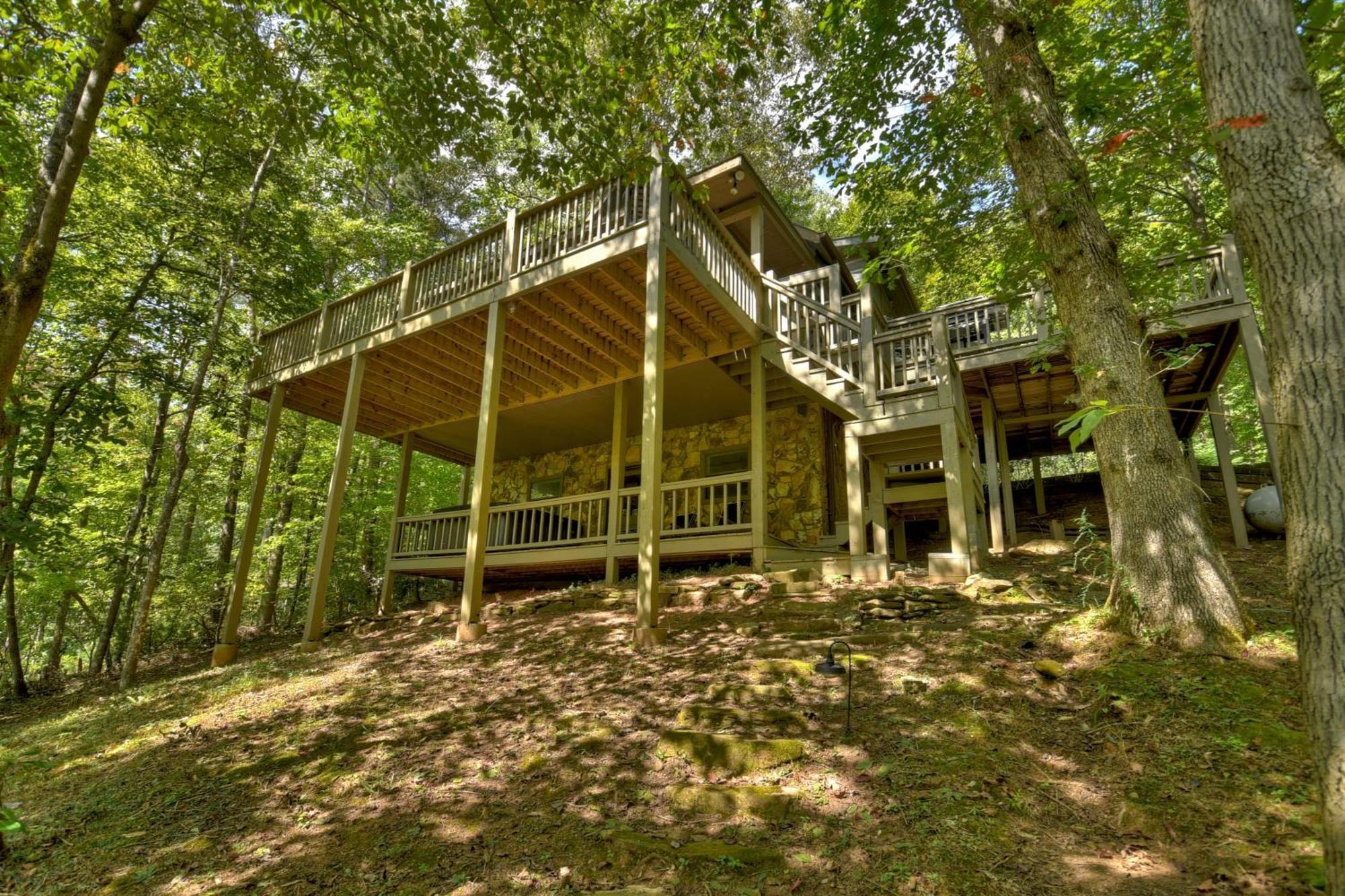 Waywish Waterfront Cabin In Blue Ridge Mountains מראה חיצוני תמונה