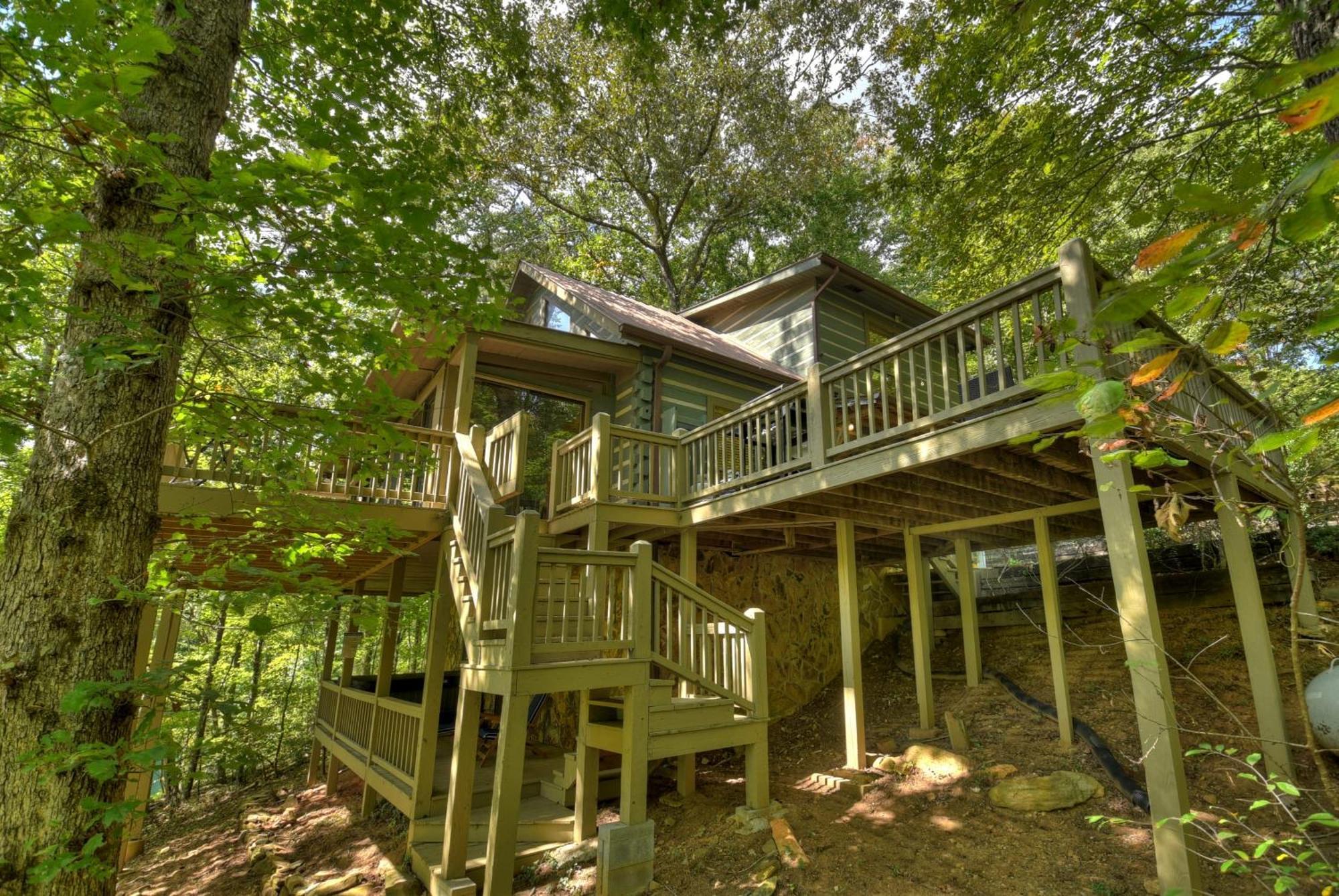 Waywish Waterfront Cabin In Blue Ridge Mountains מראה חיצוני תמונה